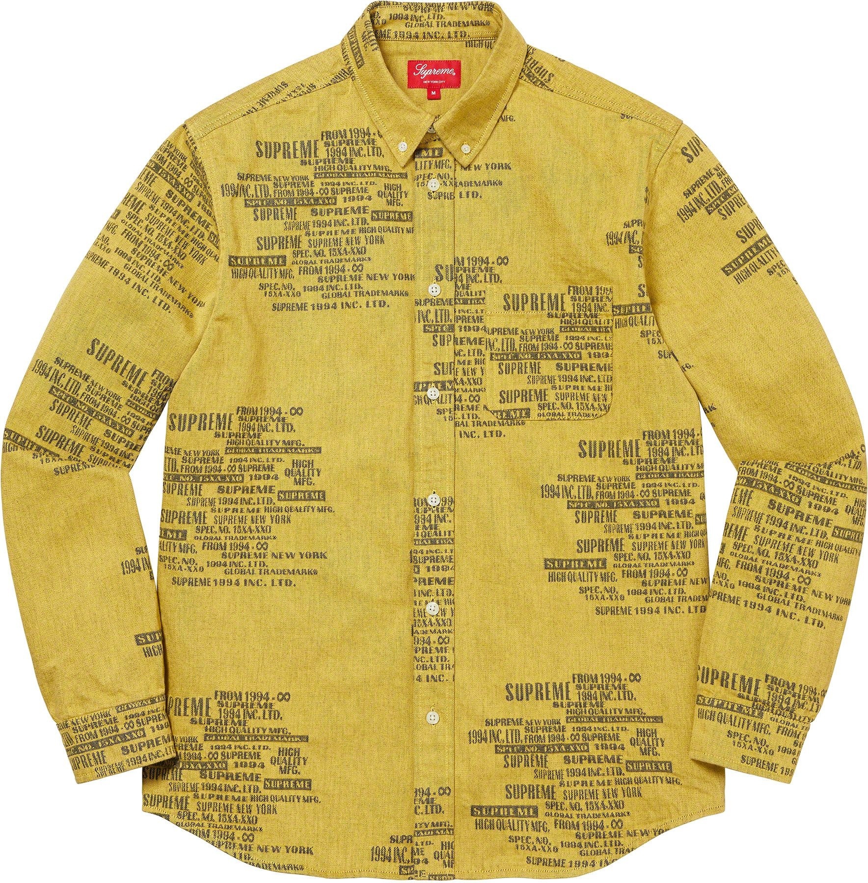 Trademark Jacquard Denim Shirt view 3